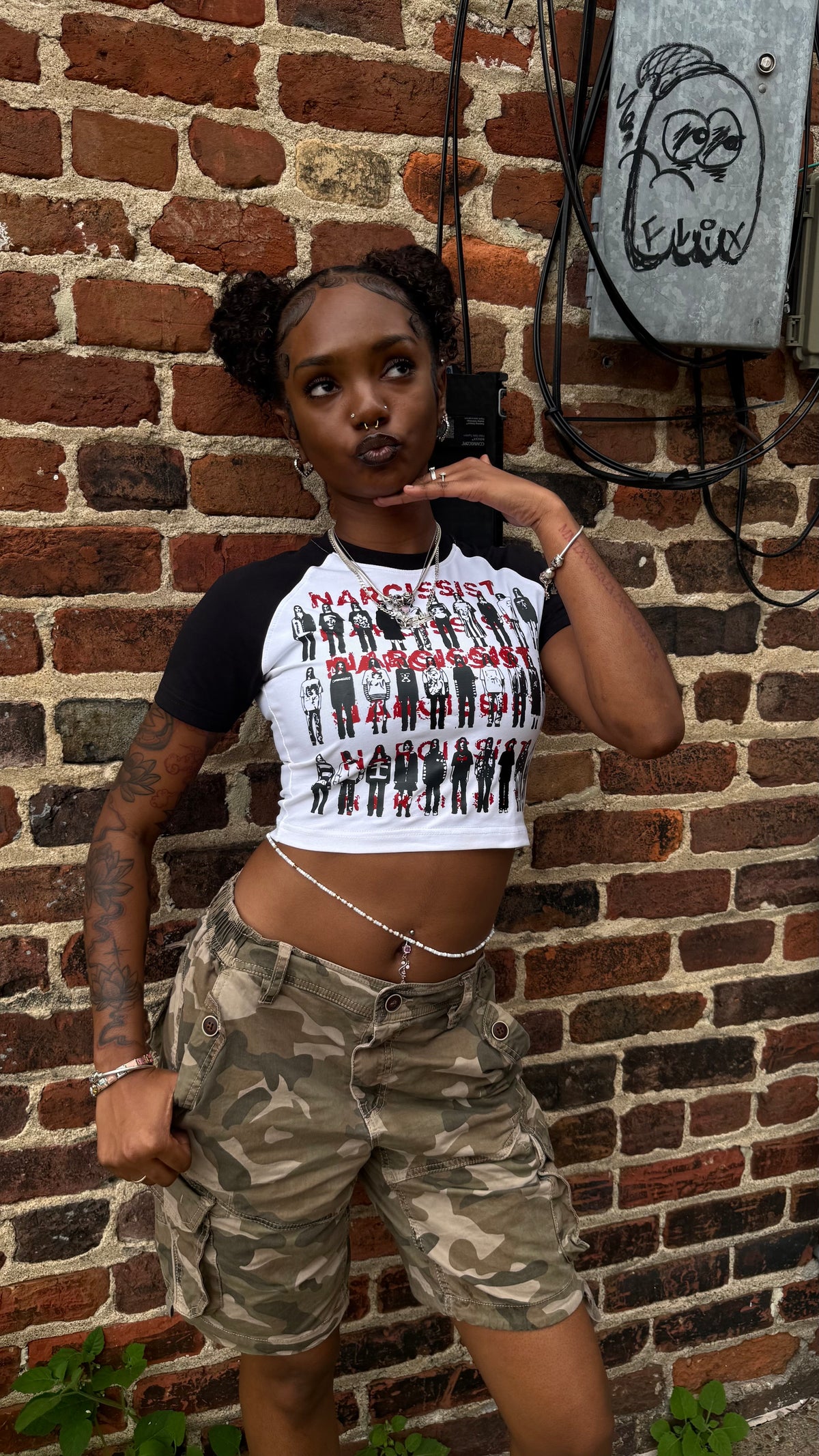 JYS “Narcissistic” crop top