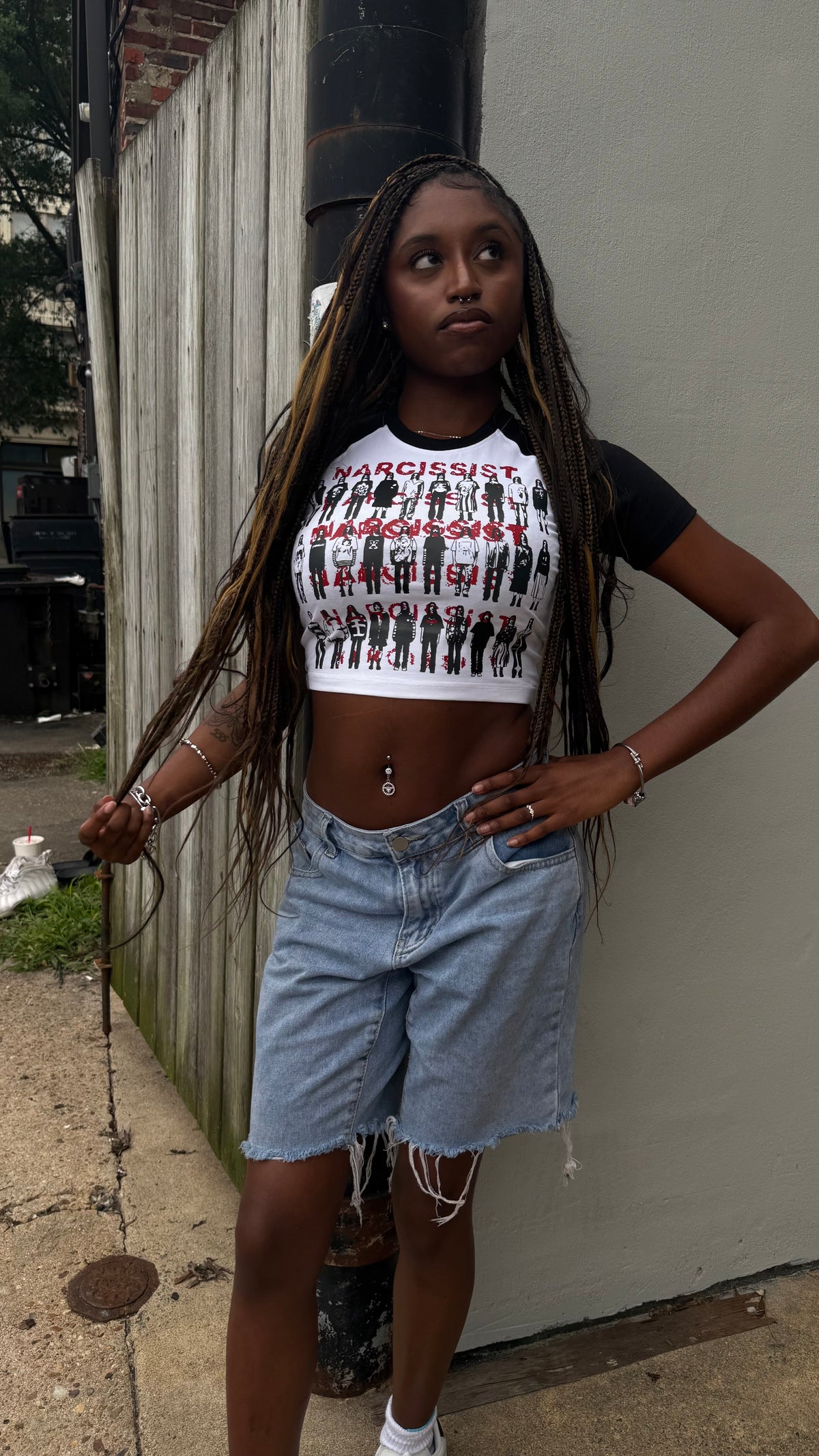 JYS “Narcissistic” crop top