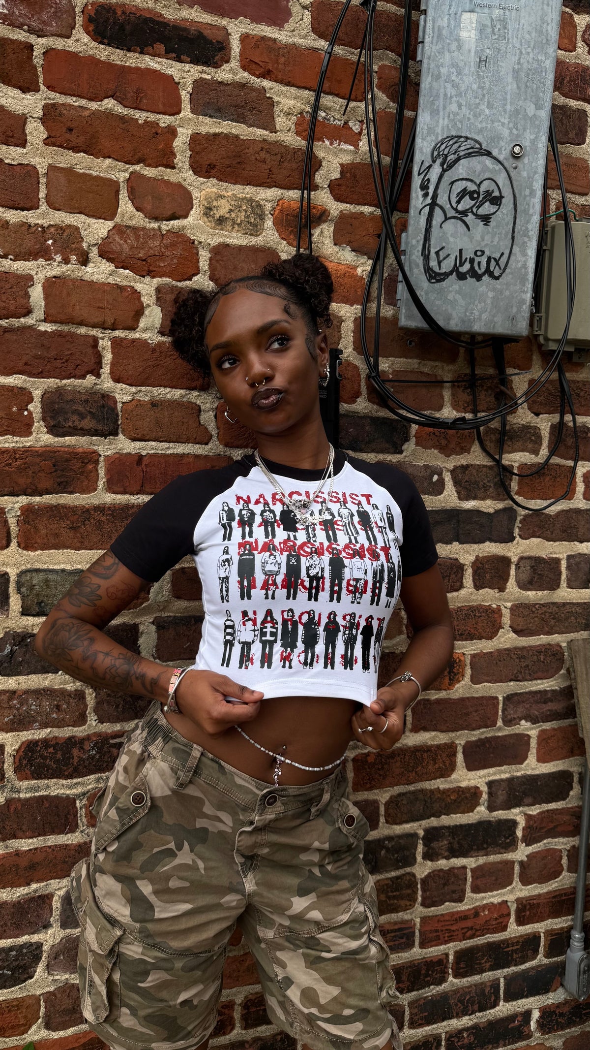 JYS “Narcissistic” crop top